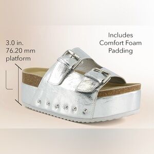 Cushionaire Guru Platform Sandals